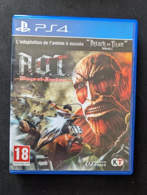 Attack on Titan : Wings of Freedom (Sony PlayStation 4, 2016)