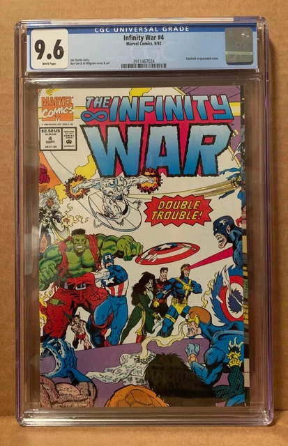 Infinity War #4 CGC 9.6 (1992, Marvel) Wraparound Gatefold Cover
