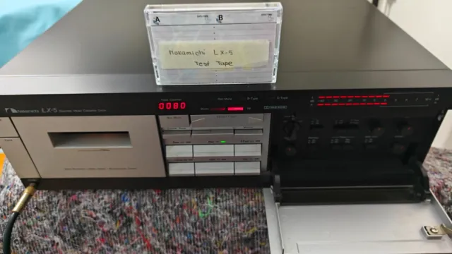 Nakamichi LX-5 Deck cassette stereo a 3 teste completamente manutenzione Nak Central AudioLabs