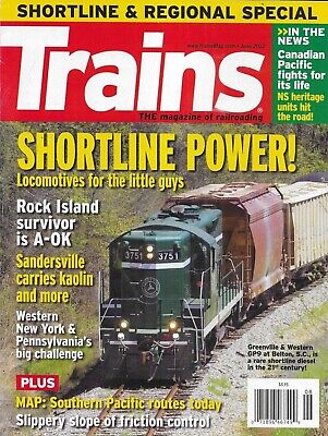 Trains Magazine Shortline Power Rock Island Survivor Southern Pacific 2012