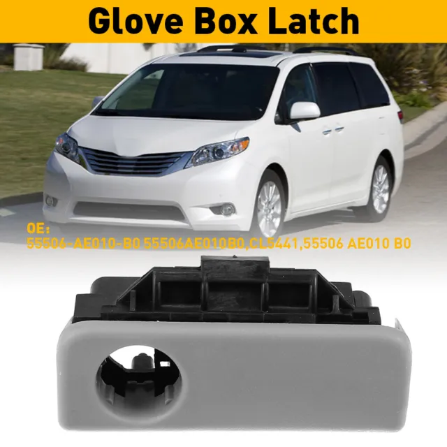 Glove Box Lock Latch Compartment Handle Stone for 2004 - 2010 Toyota Sienna EXD