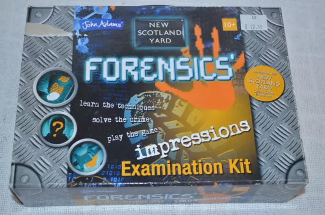 John Adams New Scotland Yard Forensics Impressions Examination Kit 10+ 2