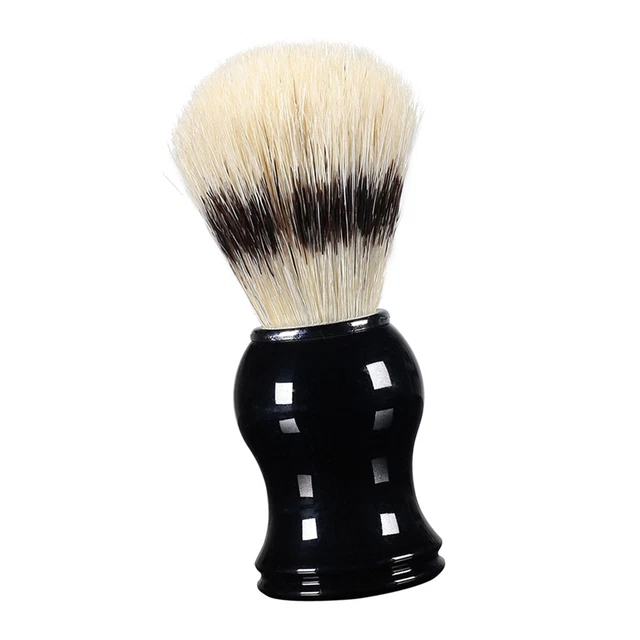 Strumento per pennello da barba per barba da uomo confortevole con manico in