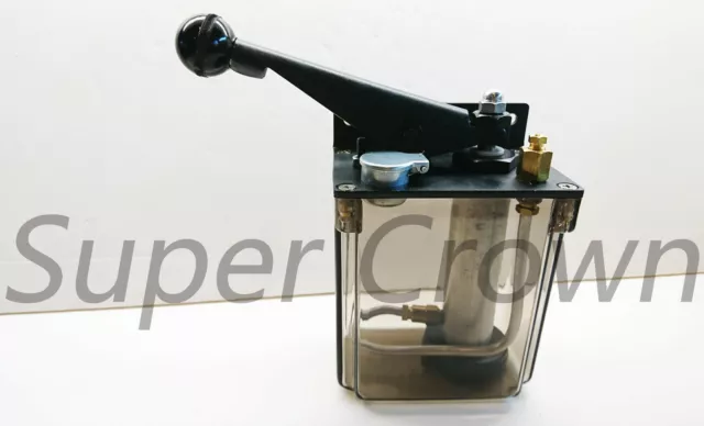 BIJUR-style Lubrication Unit,1 liter LA-8R Oil Pump, 8CC One Shot,Right Hand CNC