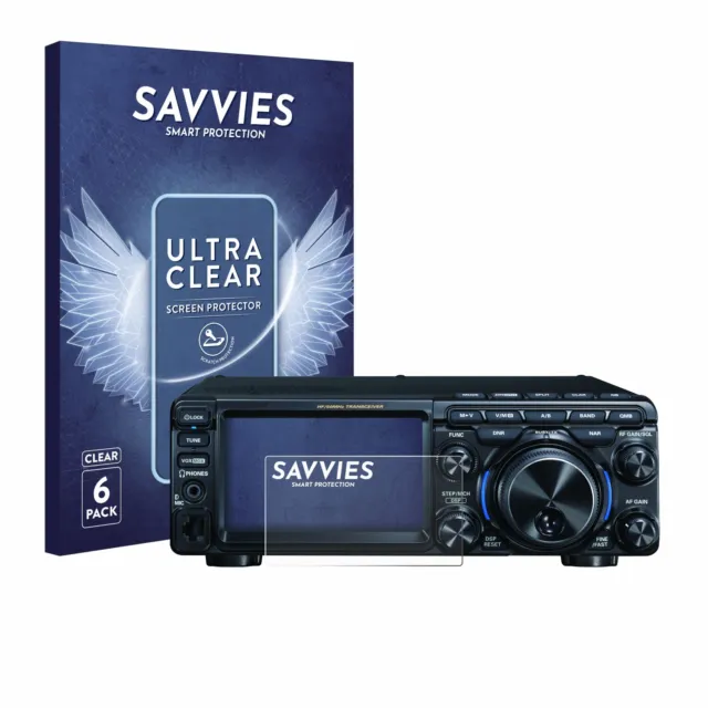 Savvies 6x pellicola per Yaesu FT-710 pellicola protettiva protezione display protezione chiara