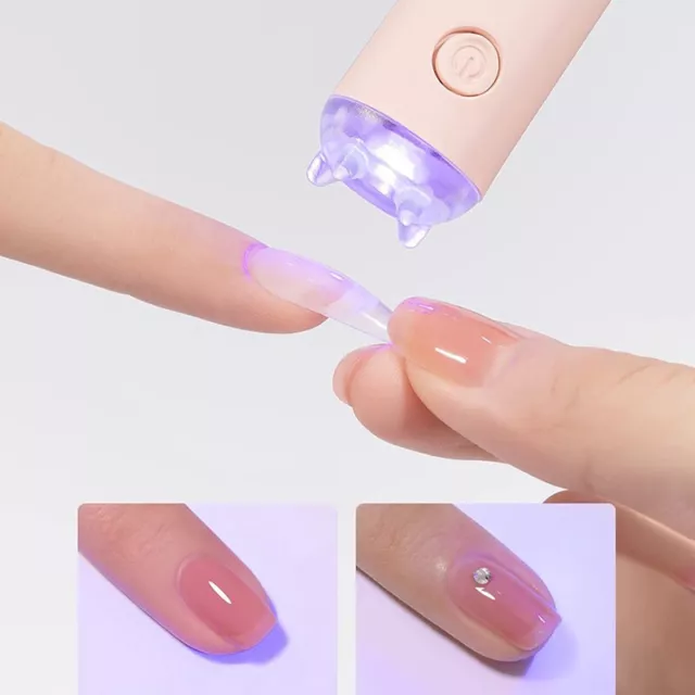 Mini Portable UV LED Light Nail Polish Curing Gel Dryer Lamp Manicure Pedicure