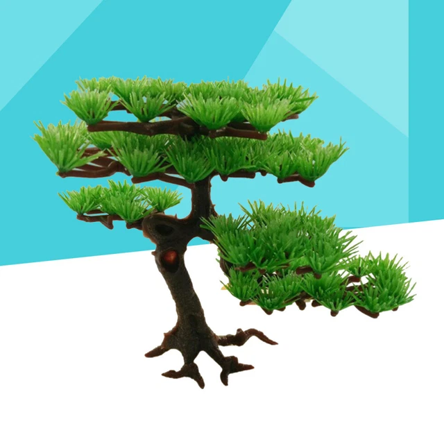 Amosfun 5 Pezzi Mini Palma Da Cocco In Plastica Per Terrario, Giardino Fatato, Bonsai Fai Da Te