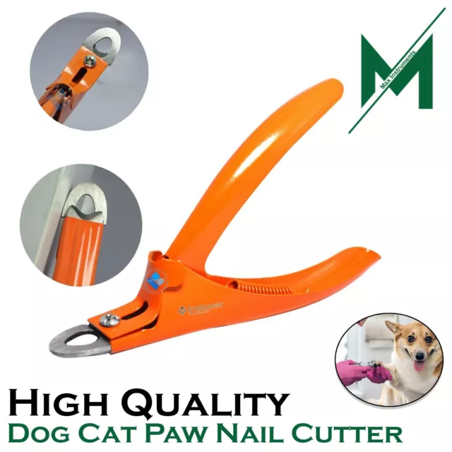 Professional Dog Cat Paw Claw Clipper Toe Nail Cutter Pet Grooming Nail Care New