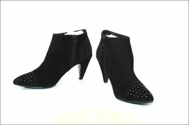 MINELLI Bottines Daim Clouté Noir T 38 BE 3