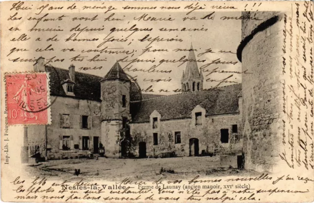 CPA Nesles la Vallee Ferme de Launay FRANCE (1307902)