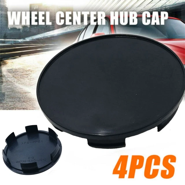 4x 64mm / 69mm Universal Car Wheel Centre Hub Cover Center ABS Rims Cap Black