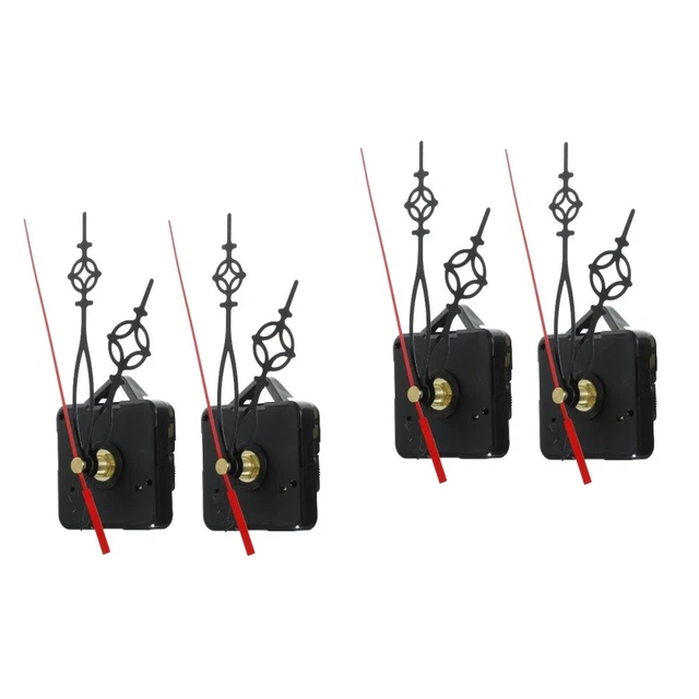 4 SETS OF Clock Mechanism Replacements Hightorque Diy Clock Movements