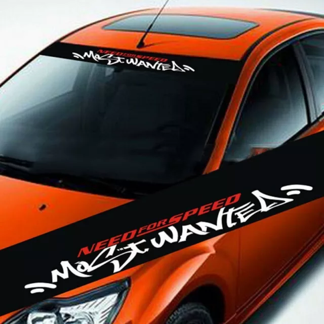 Eye Catching Front Windshield Casement Reflective Graphic Decal Personal Style