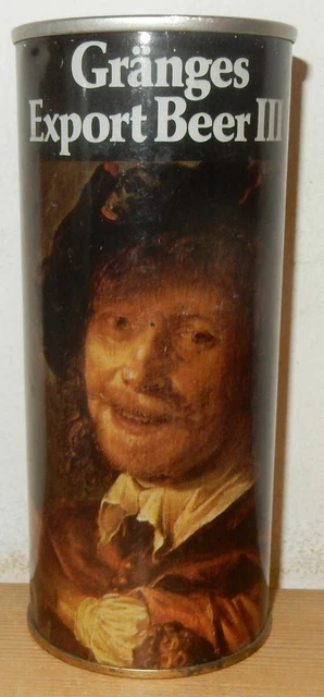 GRANGES Export Beer Straight Steel Beer can from SWEDEN (45cl) Famous Painting 5