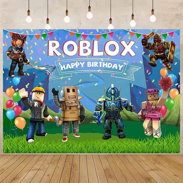 ROBLOX BACKDROP BANNER Happy Birthday Roblox Photo Background Props
