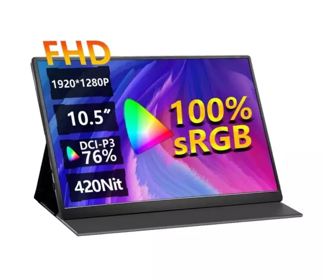 UPERFECT 15.6'' Moniteur portable à écran tactile 1080P HDR