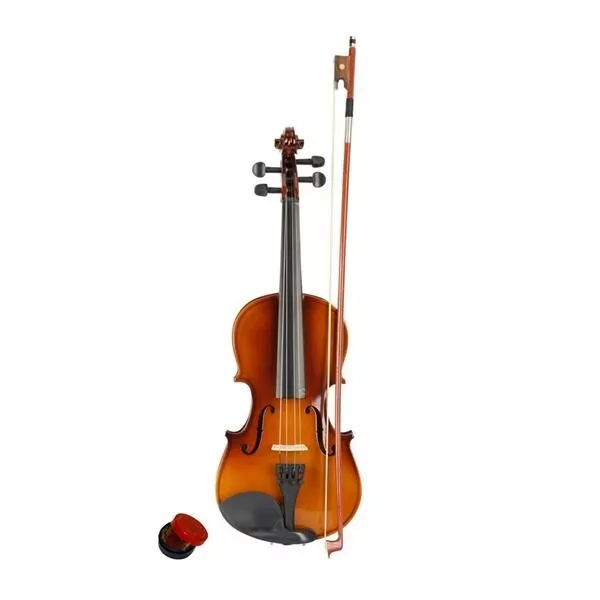 New Violin 3/4 Size Kids Children Violin Beginner Set with Case Bow Rosin Natura 2