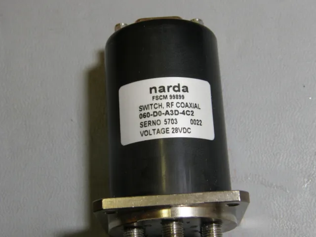 NARDA FSCM 99899 RF Coaxial Switch 28VDC