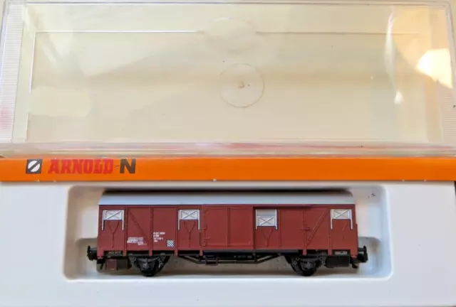 Arnold 4422 N Wagon de Marchandise Couvert Genre / Type Gbs DB Impeccable IN Ovp