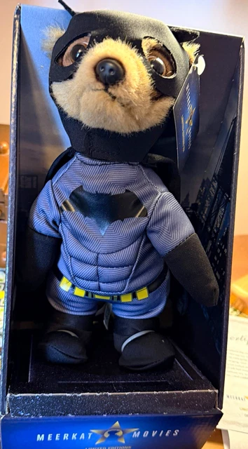 MEERKAT MOVIES ALEKSANDR Batman Meerkat Plush Soft Toy Box ...