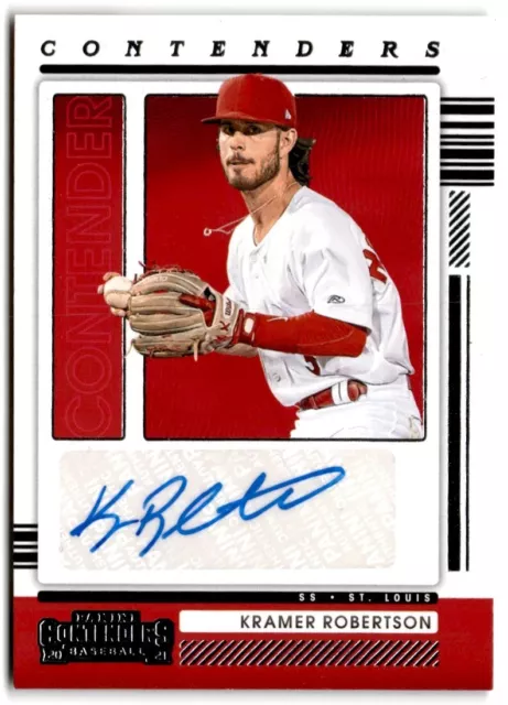 2021 Panini Contenders Autographs Kramer Robertson Auto St. Louis Cardinals