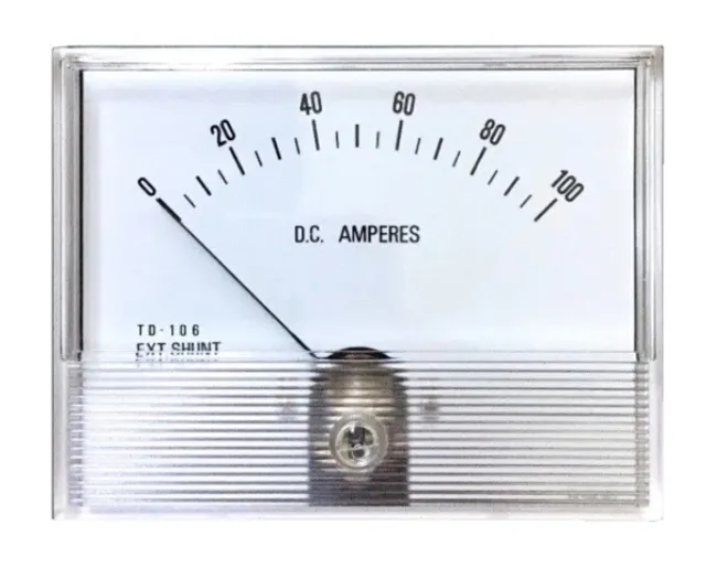 Jungheinrich amperometro 100 A/50 mV TD-106 per installazione quadro elettrico • NOS