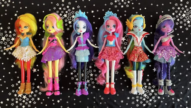 My Little Pony Equestria Girls Rainbow Rocks Dolls x 6