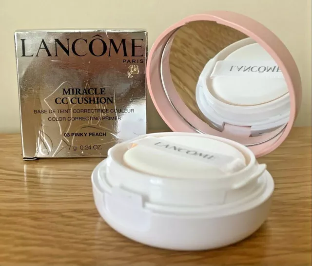 LANCOME Miracle CC Cushion Colour Correcting Primer in 03 Pinky Peach - 7g