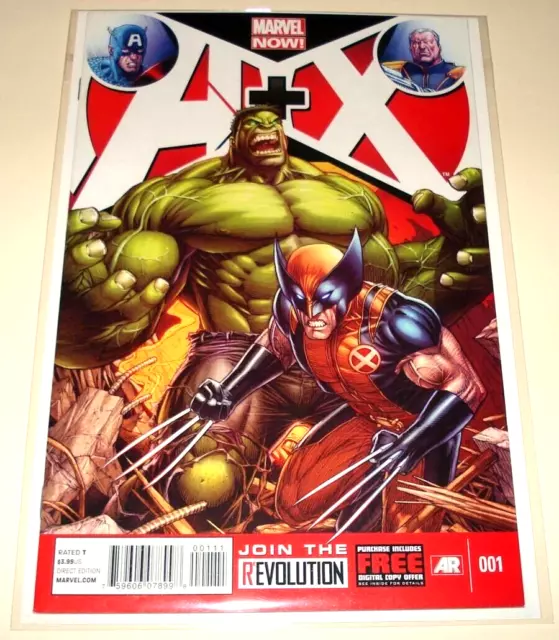 A + X AVENGERS PLUS X-MEN # 1 Marvel Comic (December 2012) NM / 1st Printing.