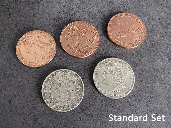 Hopping Half (Morgan Dollar and Queen Victoria Ancient Coin) Standard Set Tricks 3
