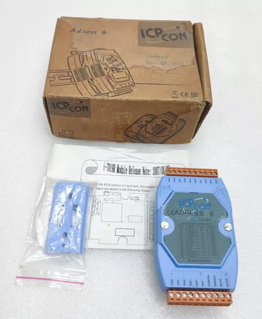 Icp Con I-7019R Input Data Acquisition Module (Expedited )