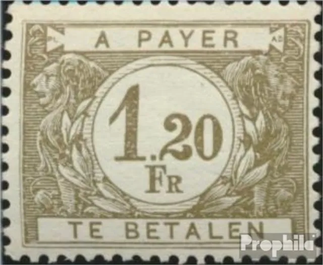Belgique p34 neuf 1921 Porto Marque