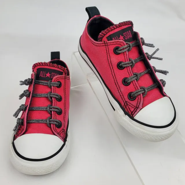 Converse All Star Chuck Taylor Pink Lace Up Low Top Shoes/Sneakers Toddler Sz 9