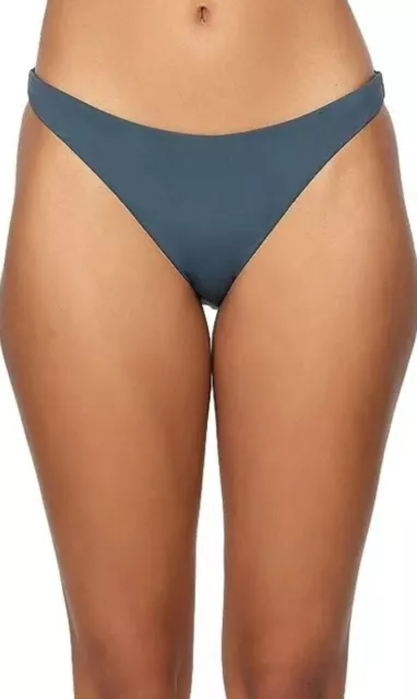 O'NEILL Womens Swim Saltwater Solids Matira Cheeky Bikini Bottom, Slate SZ XXL