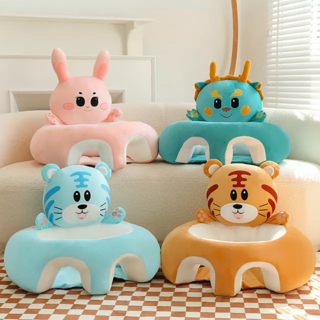 Cartoon Baby Seat Sofa Cover Soft No Filler Cradle Sofa Chair Cover for Toddlers