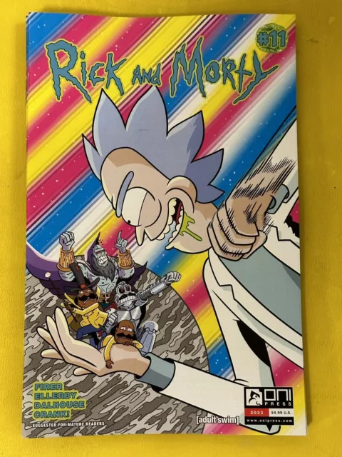 RICK AND MORTY #11 Bagged & Boarded CVR A FRED C STRESING ONI PRESS COMIC 🐶