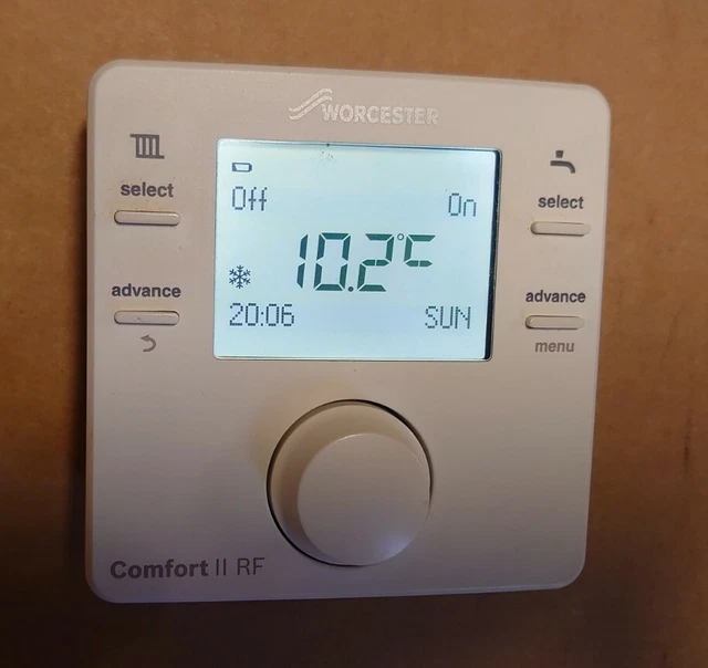WORCESTER BOSCH GREENSTAR Comfort II RF Wireless Programmable Room  Thermostat £40.00 - PicClick UK