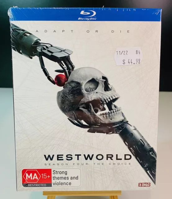 *New Sealed* Westworld - Complete Season 4 (Blu-ray 2022, AU Seller)