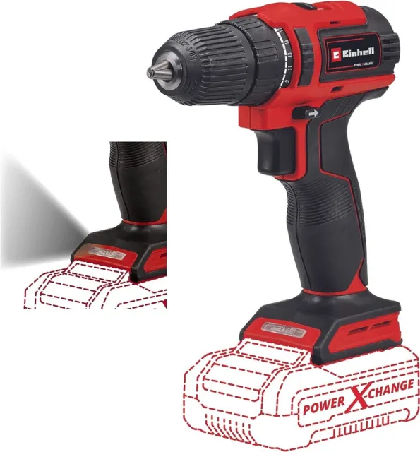 Einhell Taladro atornillador TE-CD 18/40 Li Solo (Sin cargador ni batería)