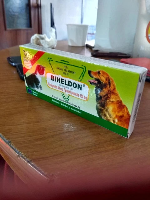 Antiparasitario BIHELDON PARA EUROPA 20 compr 30€ muy efectivo CORREO CERTIFICAD