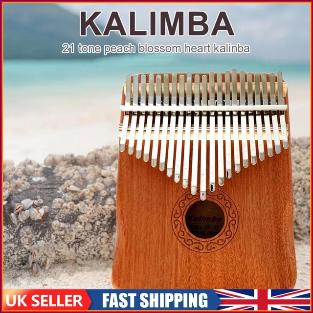 Wooden Kalimba 21 Key Finger Thumb Piano Mbira Acacia Musical Instrument Gifts
