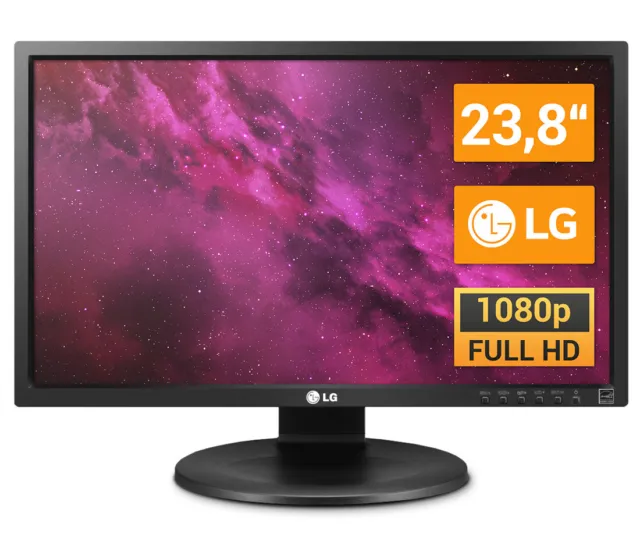 LG Flatron 24MB35PY - 23,8 Zoll Full HD Monitor TFT Bildschirm VGA DVI DP USB