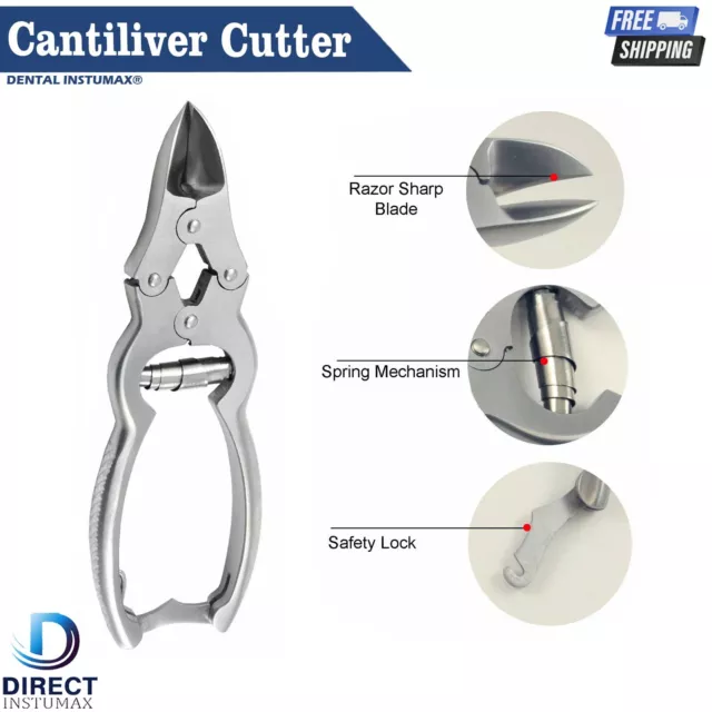 Heavy Duty Ingrown Thick Toe Nail Clippers Cutters Podiatry Pedicure Tool