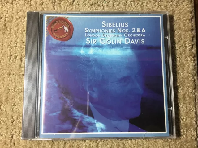 Jean Sibelius: Symphonies Nos. 2 & 6 (CD, Oct-1995, RCA) Sir Colin Davis 72’53