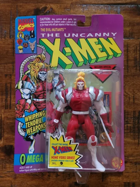 UNCANNY X-MEN OMEGA RED Action Figure ToyBiz ON CARD Marvel