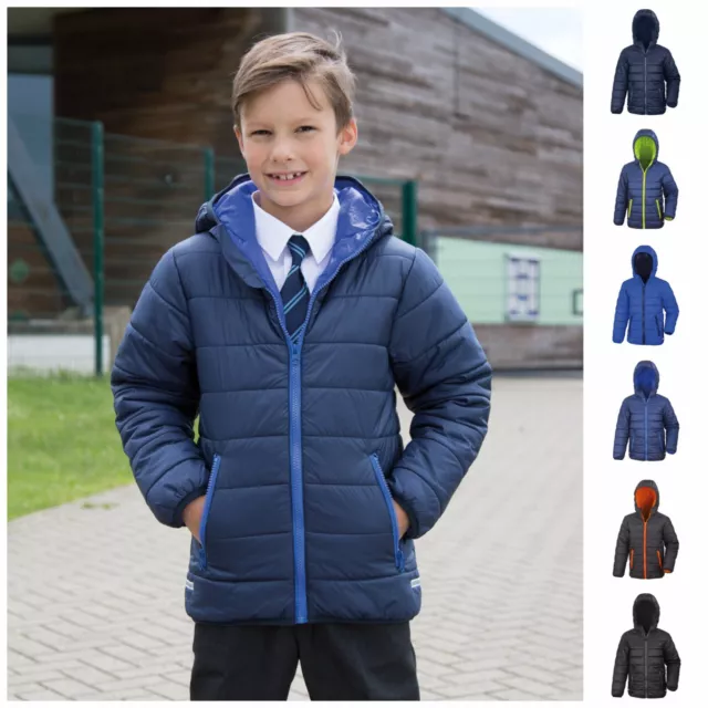 Boys navy sale padded coat