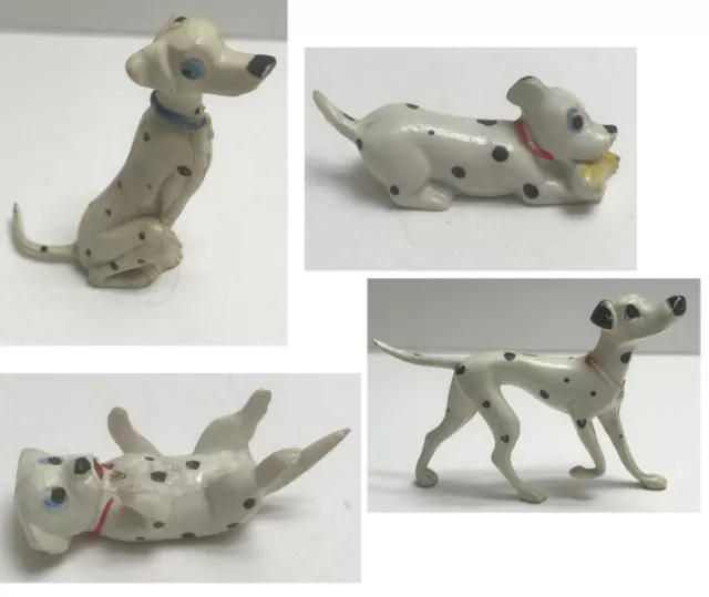 Figurines Anciennes Jim Disney Les 101 Dalmatiens Lot De 4 Figurines