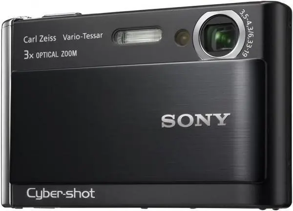 Sony Cybershot 8.1MP Digital Camera 3x Optical Zoom - Black (DSC-T70/B)