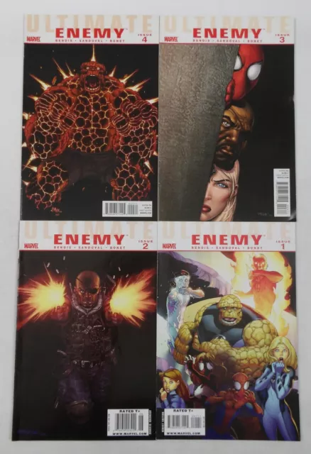 Ultimate Enemy #1-4 VF/NM complete series Brian Michael Bendis Spider-Man FF set