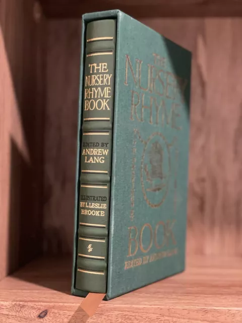 The Nursery Rhyme Book by Lang New Easton Press Leather Bound Collectible